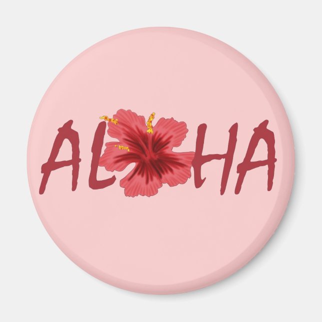Aloha Hibiscus magnet (Framsidan)