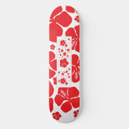 Aloha Hibiscus Mini Skateboard Bräda 18,5 Cm