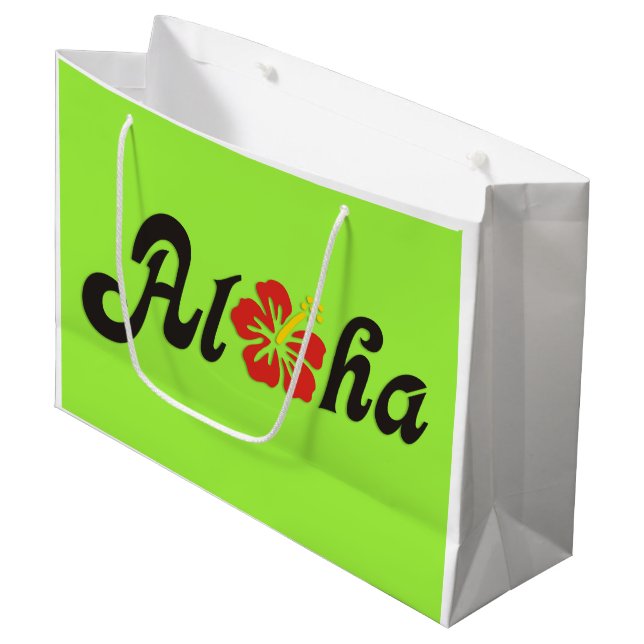 Aloha Hibiscus - plan Hawaii-design + dina idéer (Framsidan Vinklad)