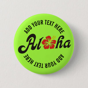 Aloha Hibiscus - plan Hawaii-design + dina idéer Knapp