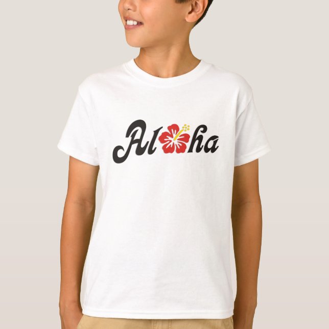 Aloha Hibiscus - plan Hawaii-design + dina idéer Tröja (Framsida)