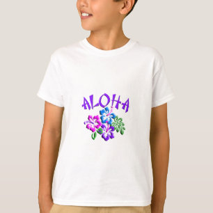 Aloha Hibiscus T-Shirt-Logotypen Tee Shirt