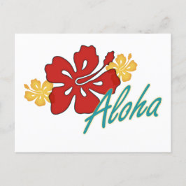 Aloha Hibiscus Vykort