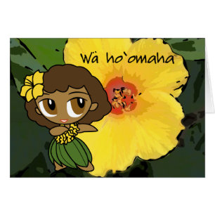 "Aloha Honeys" Bon Voyage Card Hälsningskort