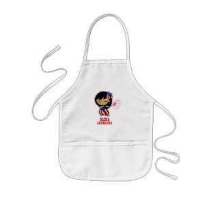 Aloha Honeys Firecracker Hula Girl Aprons Barnförkläde