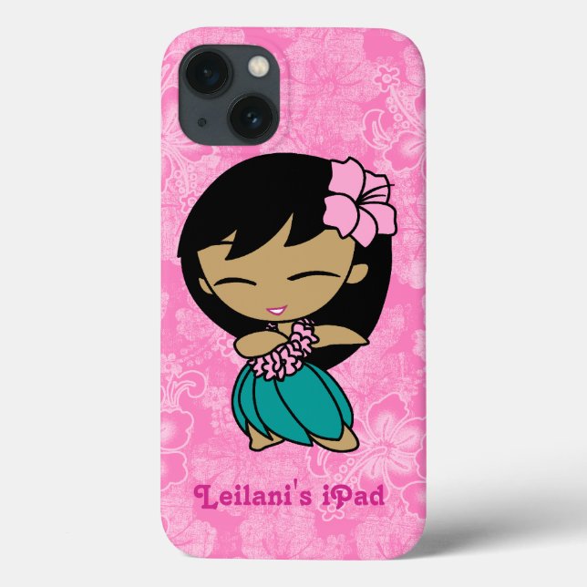 Aloha Honeys Hawaiian Hula Girl iPad Air Case (Baksida)
