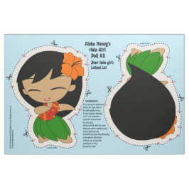 Aloha Honeys Hula Girl Doll Kit och Mönster Tyg