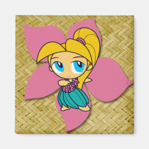 Aloha Honeys Hula Girl Magnets Magnet