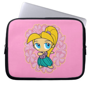 Aloha Honeys Hula Girl Plumeria Neoprene Laptop Fodral