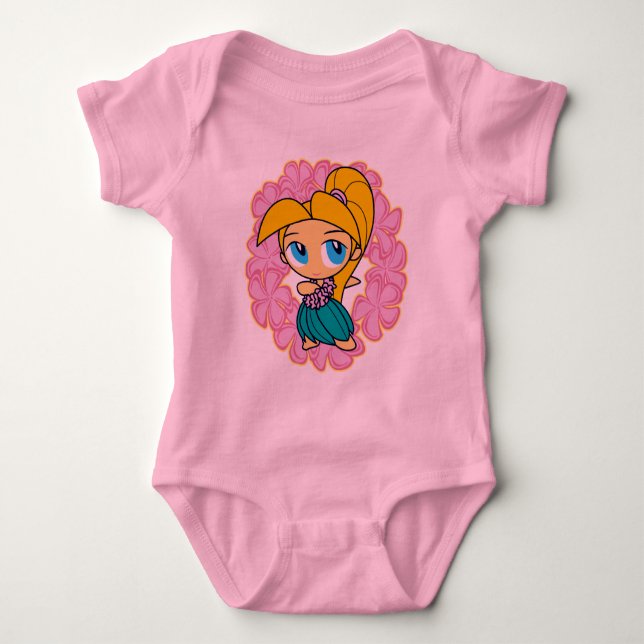 ’Aloha Honeys’ Infant Creeper T Shirt (Framsida)