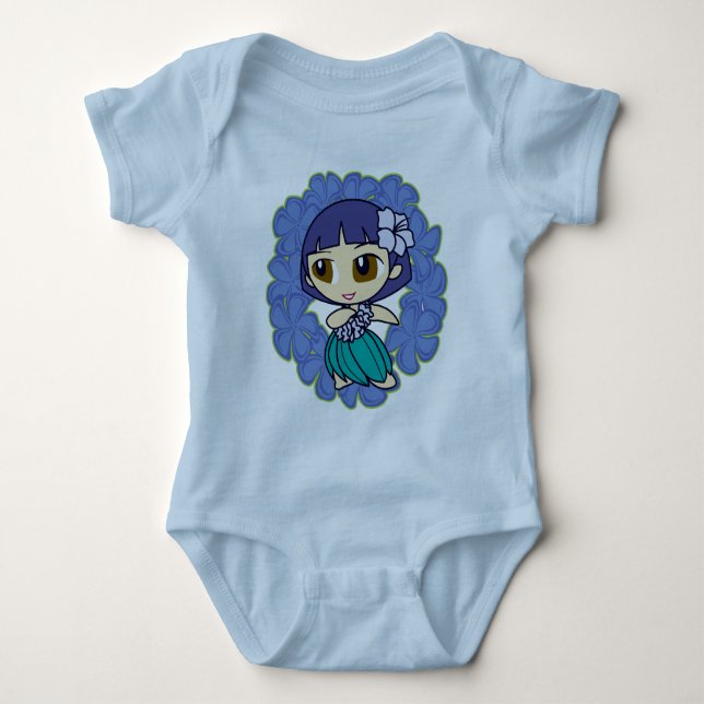 ’Aloha Honeys’ Infant Creeper Tröja (Framsida)