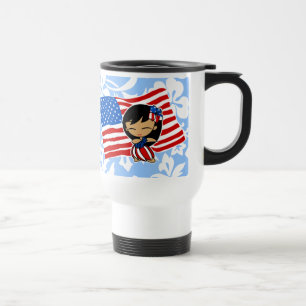 Aloha Honeys USA flagga Hula Girl Resemuggs Resemugg