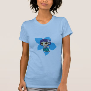 "Aloha honung" damutslagsplats i bleken - blått T Shirt