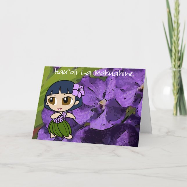 Aloha honungmors dagkort kort (Framsida)