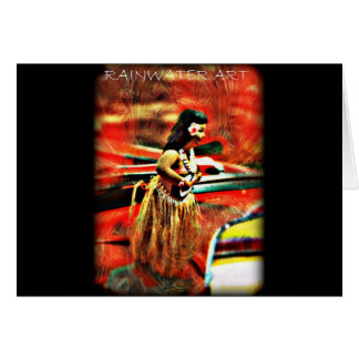 Aloha Hula flicka Hälsningskort