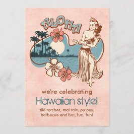 Aloha Hula-partiets inbjudan