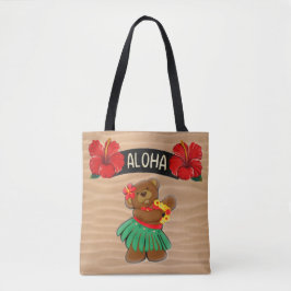 Aloha Hula Teddybjörn Tygkasse