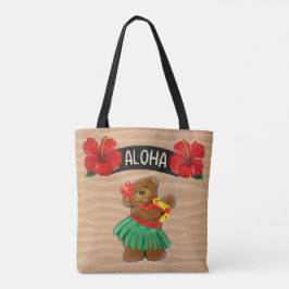 Aloha Hula Teddybjörn Tygkasse