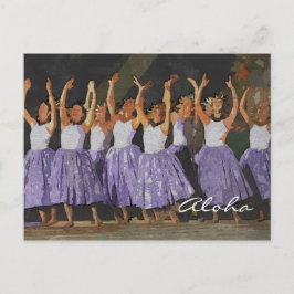 Aloha Hula Vykort