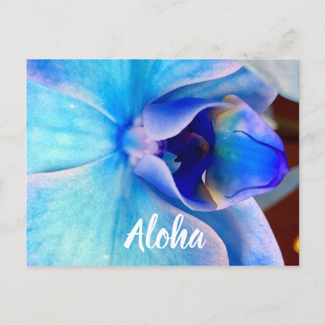 Aloha i Blue Vykort (Framsida)