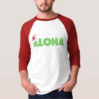 "ALOHA" JULMANAR 3/4 SKJORTA FÖR RAGLAN FÖR SLEEVE TRÖJA