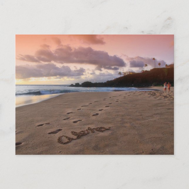 Aloha Kaanapali Beach-vykort Vykort (Framsida)