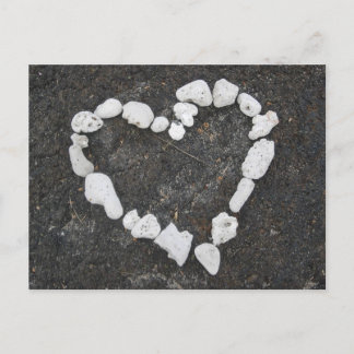 Aloha * Kärlek * Coral Heart Vykort