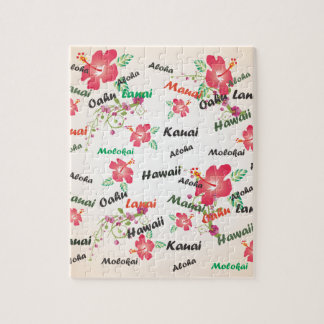 aloha kauai, hawaii, oahu, maui, lanaibakgrund pussel