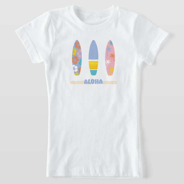 Aloha Kids Surfa Board T Shirt (Laydown)