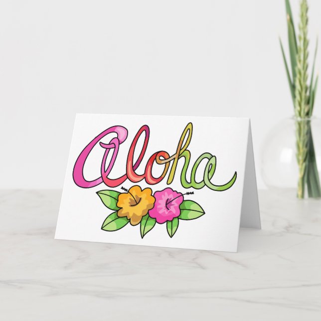 Aloha Kort (Framsida)