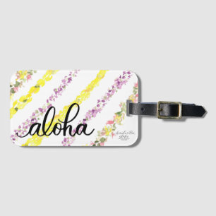 Aloha Lei Hawaii Inspired Luggage Tag Bagagebricka