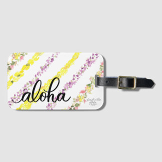 Aloha Lei Hawaii Inspired Luggage Tag Bagagebricka