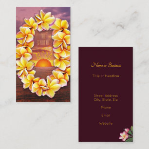 Aloha Lei Visitkort