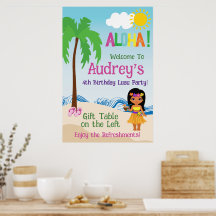 Aloha Luau Födelsedag