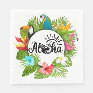 Aloha Luau  Pappersservett