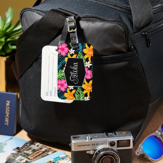 Aloha Luggage Tag Bagagebricka (Framsida & Baksida)