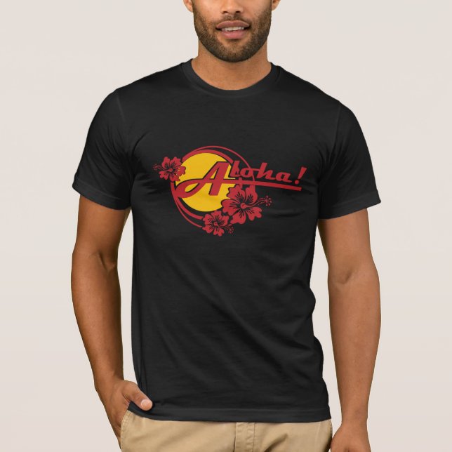Aloha manar T-tröja T-shirt (Framsida)