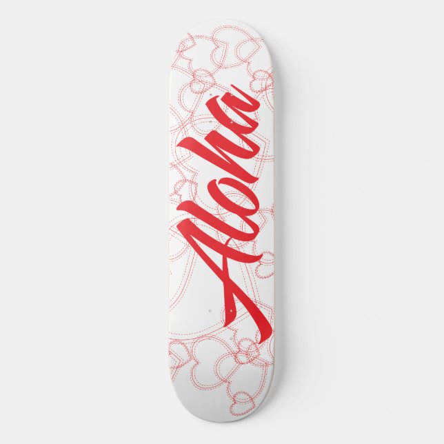 ALOHA MINI SKATEBOARD BRÄDA 18,5 CM (Framsida)