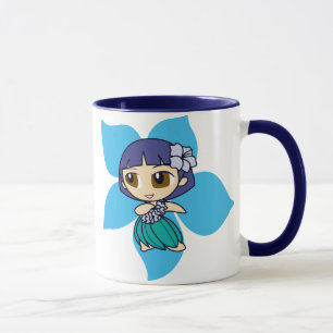 "Aloha mugg för ringer för honung" hulaflicka