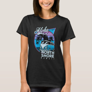 Aloha North Shore Hawaii Summer Sunset u201980s Su T Shirt