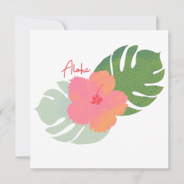 Aloha Notecard (Framsida)