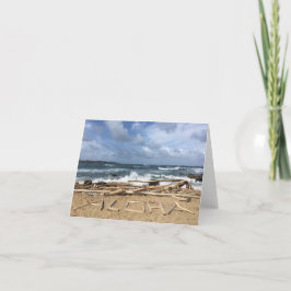 aloha notecard kort