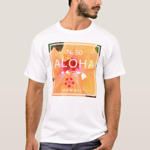 Aloha nr 50 Orange Hibiscus T Shirt