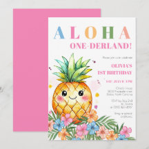 Aloha Onederland Tropisk Ananas 1-årsfest