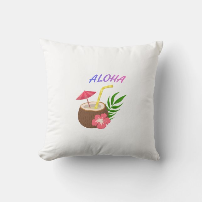 Aloha – Önska och Positiv Energi Kudde (Framsida)