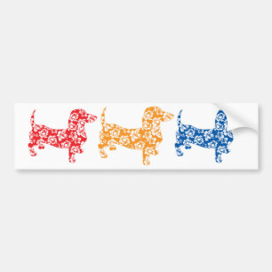 Aloha Orange Doxies Bildekal