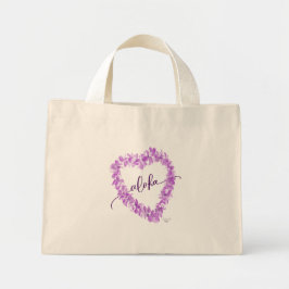 Aloha Orchid Lei Tote Bag Mini Tygkasse