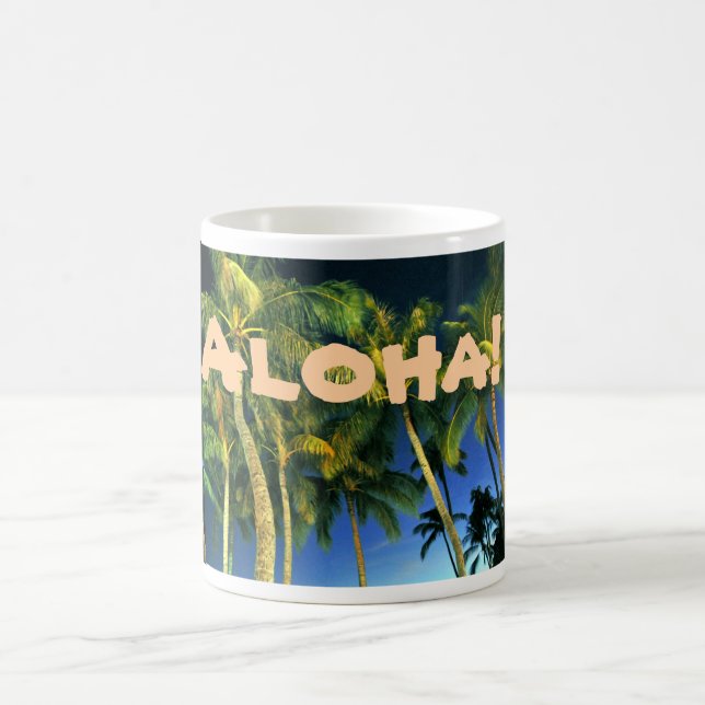 Aloha palmträdmugg kaffemugg (Center)