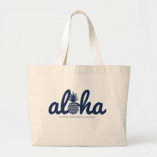 Aloha panas LogoColor-Navy Jumbo Tygkasse