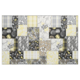 Aloha Patchwork Hawaiian Tropical Prints - Neutral Tyg
